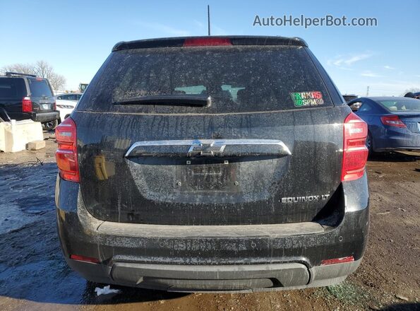 2GNALCEKXG1119929 2016 CHEVROLET EQUINOX Black Հետևի տեսք