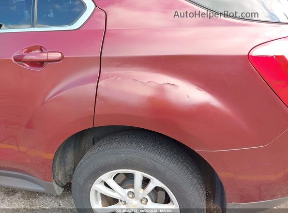 2GNALCEKXG1178236 2016 CHEVROLET EQUINOX Red Front view