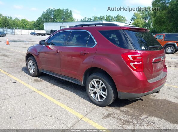 2GNALCEKXG1178236 2016 CHEVROLET EQUINOX Red Rear left