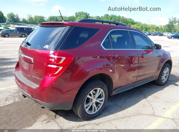 2GNALCEKXG1178236 2016 CHEVROLET EQUINOX Red Rear right