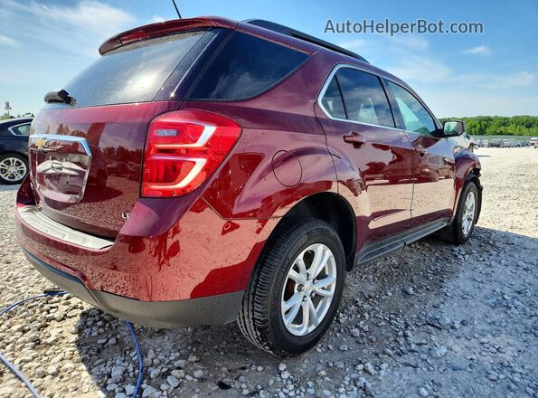 2GNALCEKXH1555567 2017 CHEVROLET EQUINOX Burgundy Tył prawy