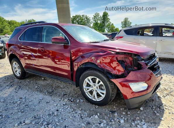 2GNALCEKXH1555567 2017 CHEVROLET EQUINOX Burgundy Przód prawy