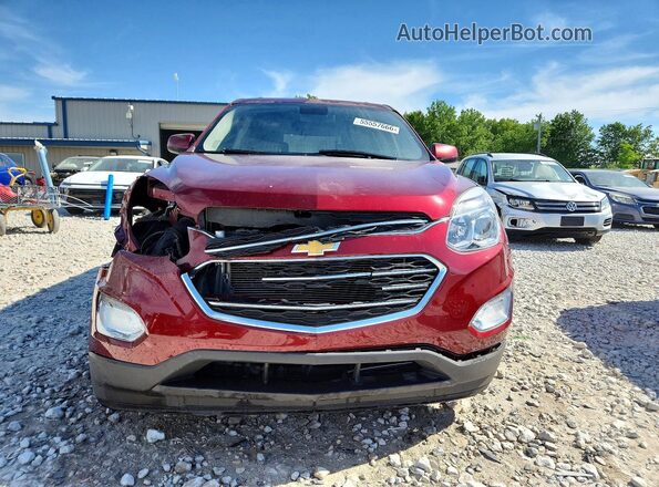 2GNALCEKXH1555567 2017 CHEVROLET EQUINOX Burgundy Widok z przodu