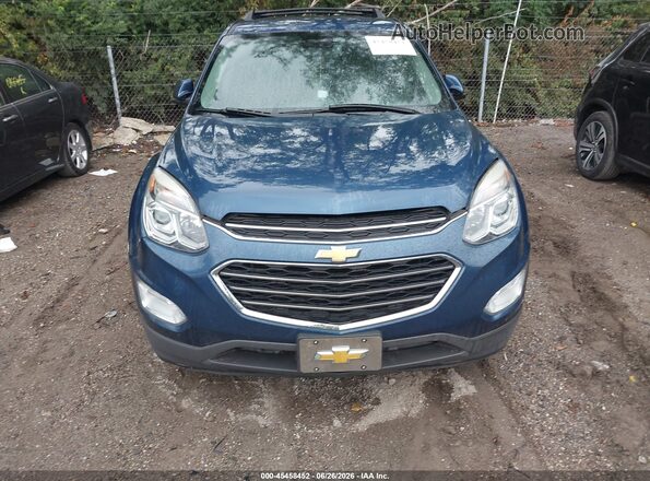 2GNALCEKXH6182520 2017 CHEVROLET EQUINOX Blue Widok z przodu
