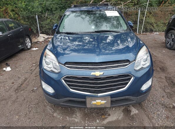 2GNALCEKXH6182520 2017 CHEVROLET EQUINOX Blue Widok zestawu wskaźników
