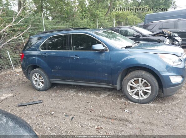 2GNALCEKXH6182520 2017 CHEVROLET EQUINOX Blue Widok wnętrza z tyłu