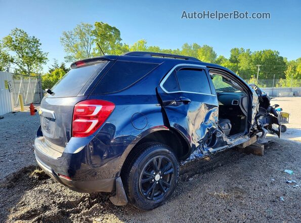 2GNALCEKXH6253845 2017 CHEVROLET EQUINOX Синий Задняя правая четверть