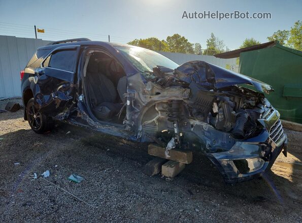2GNALCEKXH6253845 2017 CHEVROLET EQUINOX Синий Передняя правая четверть
