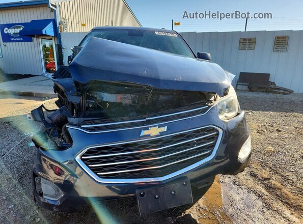 2GNALCEKXH6253845 2017 CHEVROLET EQUINOX Синий Вид спереди