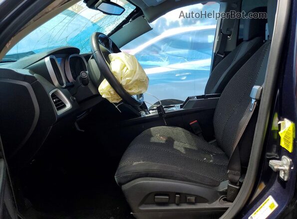 2GNALCEKXH6253845 2017 CHEVROLET EQUINOX Синий Вид салона спереди