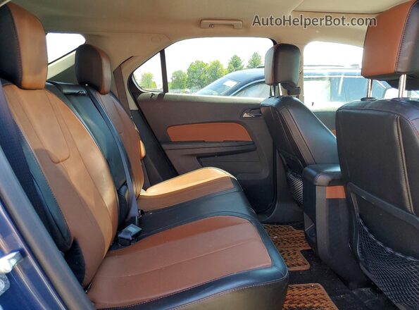 2GNALDEK2H6160498 2017 CHEVROLET EQUINOX Blue Widok wnętrza z tyłu