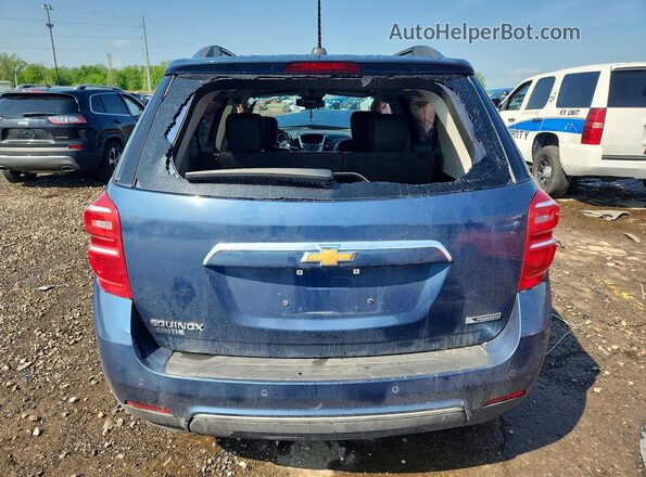 2GNALDEK2H6258270 2017 CHEVROLET EQUINOX Blue Rear view