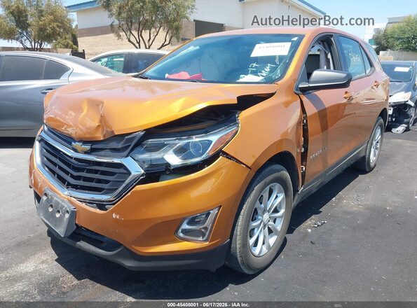 2GNAXHEV0J6132095 2018 CHEVROLET EQUINOX Orange Przód lewy