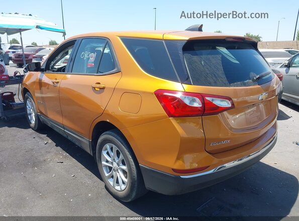 2GNAXHEV0J6132095 2018 CHEVROLET EQUINOX Orange Tył lewy