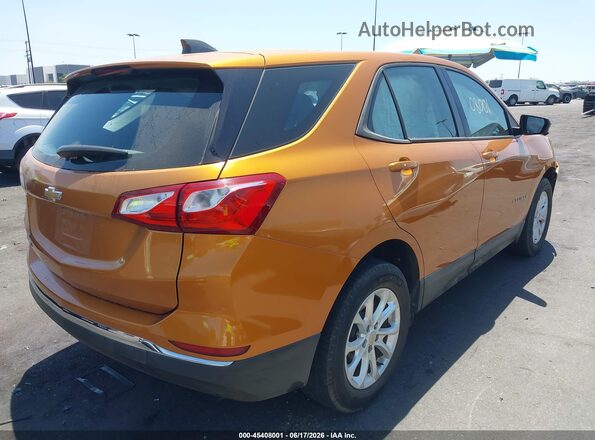 2GNAXHEV0J6132095 2018 CHEVROLET EQUINOX Orange Tył prawy