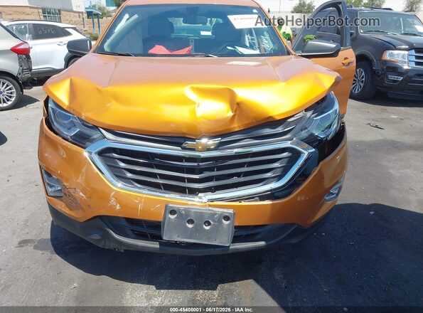 2GNAXHEV0J6132095 2018 CHEVROLET EQUINOX Orange Widok z przodu