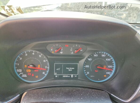 2GNAXHEV2J6154647 2018 CHEVROLET EQUINOX Белый Вид щитка приборов