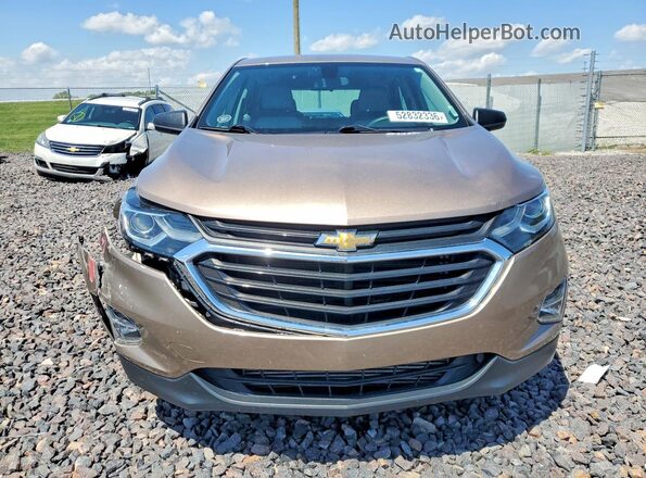 2GNAXHEV2K6272618 2019 CHEVROLET EQUINOX Gold Vista frontal