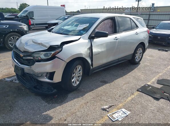 2GNAXHEV5J6239563 2018 CHEVROLET EQUINOX Silver Przód lewy