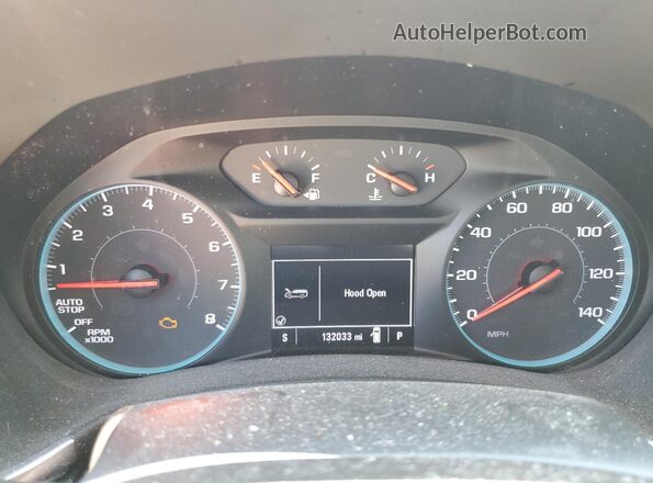 2GNAXHEV8J6264652 2018 CHEVROLET EQUINOX Black Սարքավորումների վահանակի տեսք