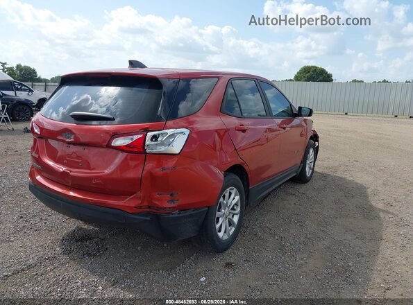 2GNAXHEV8L6127407 2020 CHEVROLET EQUINOX Оранжевый Задняя правая четверть