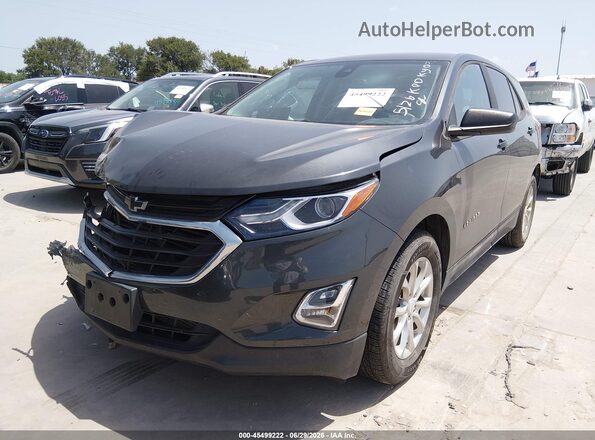 2GNAXHEV9M6141284 2021 CHEVROLET EQUINOX Серый Передняя левая четверть