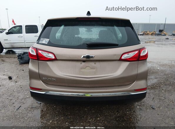 2GNAXHEVXJ6220491 2018 CHEVROLET EQUINOX Tan 