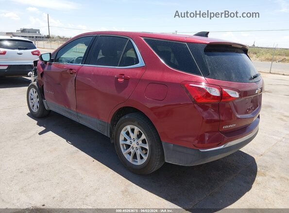 2GNAXJEV0J6197651 2018 CHEVROLET EQUINOX Maroon Հետևի ձախ