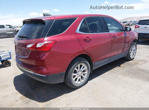 2GNAXJEV0J6197651 2018 CHEVROLET EQUINOX Maroon Հետևի աջ
