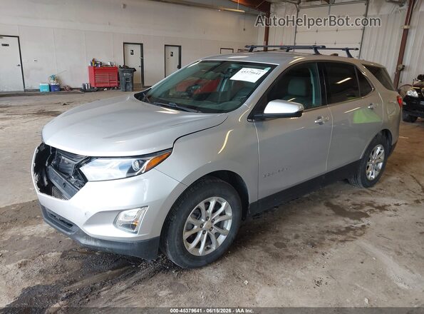2GNAXJEV0J6278097 2018 CHEVROLET EQUINOX Silver Vista tres cuartos delantera izquierda