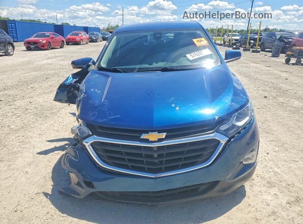2GNAXJEV0L6115968 2020 CHEVROLET EQUINOX Blue წინა ხედი