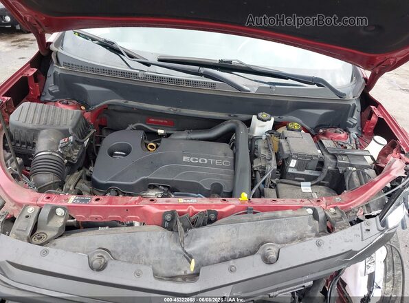 2GNAXJEV1J6261745 2018 CHEVROLET EQUINOX Red Вид ззаду