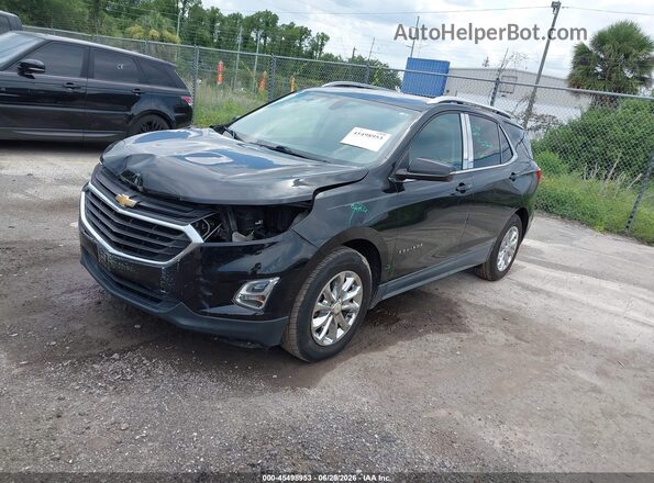2GNAXJEV2J6132218 2018 CHEVROLET EQUINOX Black Առջևի ձախ երեք քառորդ տեսարան