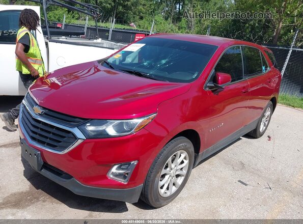 2GNAXJEV2J6141971 2018 CHEVROLET EQUINOX Red Przód lewy