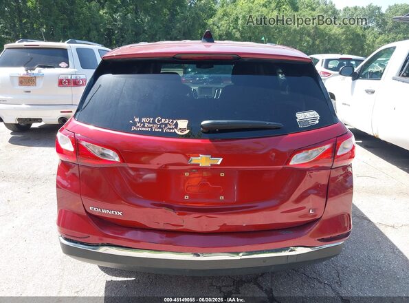 2GNAXJEV2J6141971 2018 CHEVROLET EQUINOX Red 