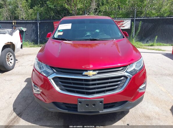 2GNAXJEV2J6141971 2018 CHEVROLET EQUINOX Red Widok zestawu wskaźników