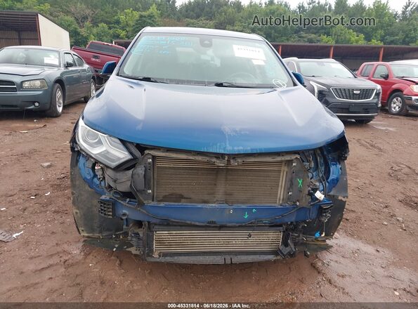 2GNAXJEV2M6149766 2021 CHEVROLET EQUINOX Синий Вид щитка приборов