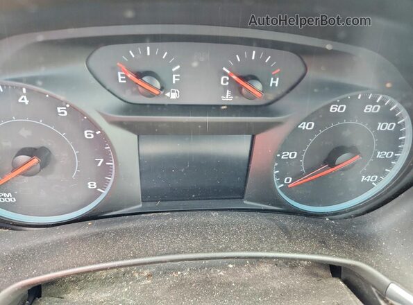 2GNAXJEV3J6197840 2018 CHEVROLET EQUINOX Charcoal Widok zestawu wskaźników