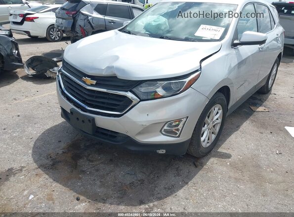 2GNAXJEV3K6159719 2019 CHEVROLET EQUINOX Silver Widok z przodu