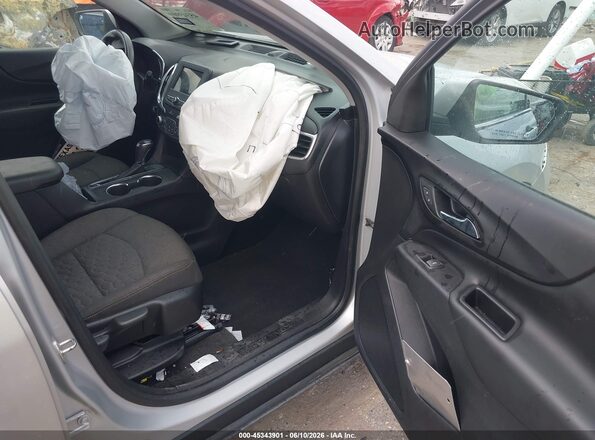 2GNAXJEV3K6159719 2019 CHEVROLET EQUINOX Silver Widok wnętrza z przodu