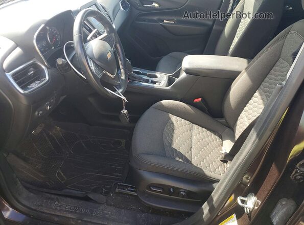 2GNAXJEV3L6200741 2020 CHEVROLET EQUINOX Brown წინა სალონის ხედი