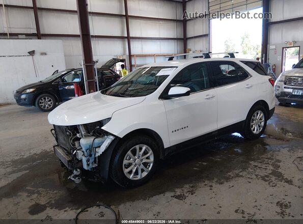 2GNAXJEV4J6258919 2018 CHEVROLET EQUINOX White Առջևի ձախ երեք քառորդ տեսարան