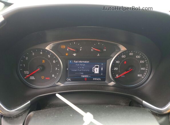 2GNAXJEV4L6162274 2020 CHEVROLET EQUINOX Charcoal Instrument cluster view