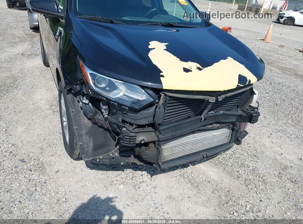 2GNAXJEV5J6165259 2018 CHEVROLET EQUINOX Black Widok z przodu