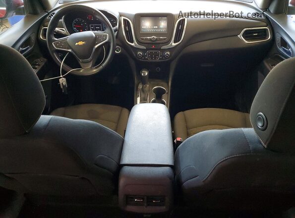 2GNAXJEV5J6323549 2018 CHEVROLET EQUINOX Maroon Առջևի վահանակի տեսք