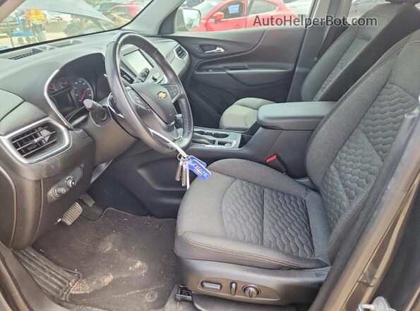 2GNAXJEV5J6325561 2018 CHEVROLET EQUINOX Gray Front interior view