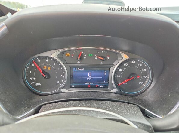 2GNAXJEV8L6129665 2020 CHEVROLET EQUINOX Black Instrument cluster view