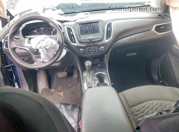 2GNAXJEV9L6126547 2020 CHEVROLET EQUINOX Blue Առջևի վահանակի տեսք