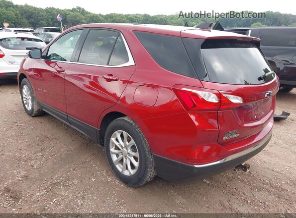 2GNAXJEVXJ6155200 2018 CHEVROLET EQUINOX Red Հետևի ձախ