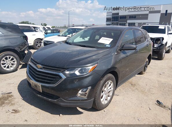 2GNAXKEV2L6155524 2020 CHEVROLET EQUINOX Gray წინა მარცხენა ხედი სამი მეოთხედიდან